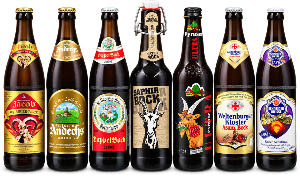 Bild Bockbiere, diverse Flaschen