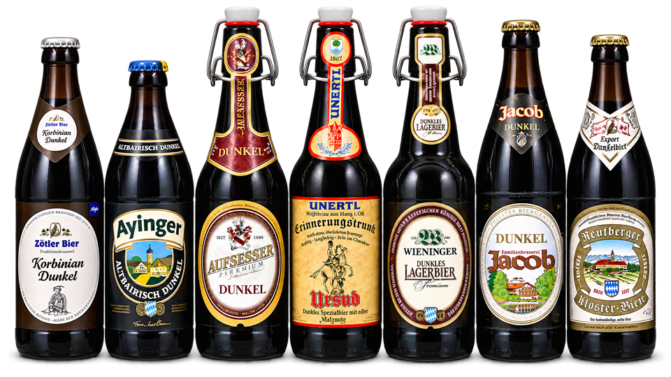 Bild Dunkelbier, diverse Flaschen